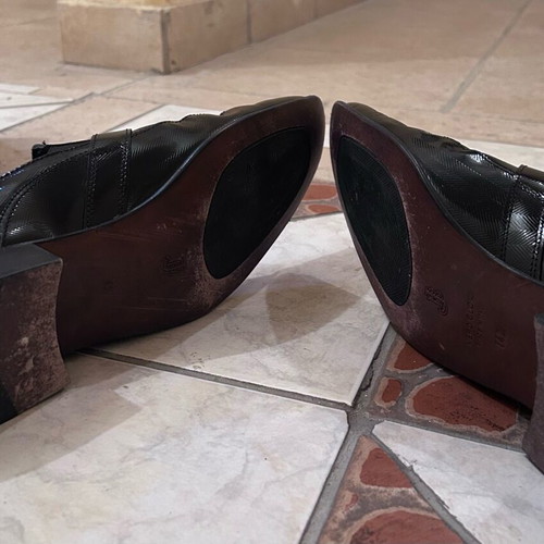J.BOURNAZOS men's shoes like new, black, size 42