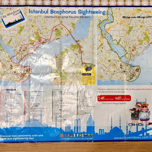 Istanbul book like new with city map