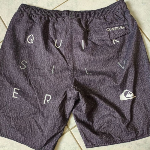 Quiksilver ανδρική βερμούδα μαγιό γκρι μέγεθος Μ σαν καινούργιο
