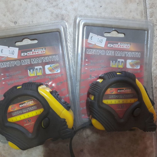 Dehco measuring tapes 3 meters, new, pack of 2