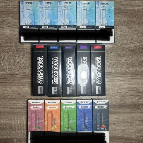 Disposable vapes new with 9000, 12000 and 13000 puffs