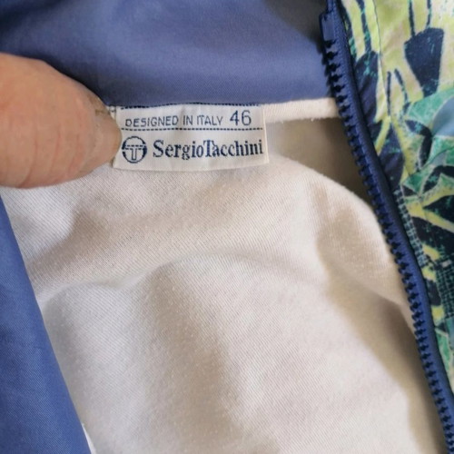 Sergio Tacchini women's tracksuit used, waterproof fabric with cotton lining