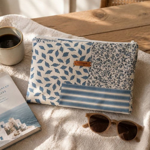 Handmade fabric tablet case new, practical and elegant