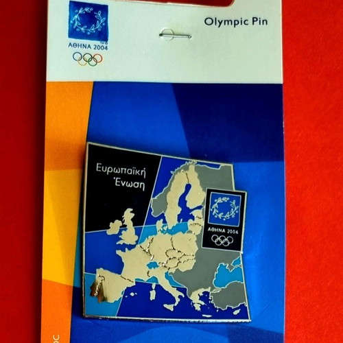 Olympic pin Athens 2004 new, European Union series