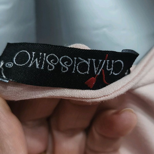Pink blouse with asymmetric detail like new, sizes L-XL