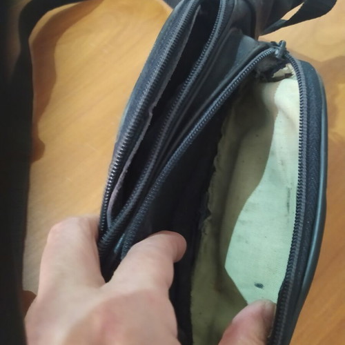 Rider waist bag black used with minor defects