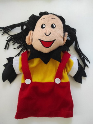 Hand Puppet Rouli O Trofoulis Express Publishing 28cm like new