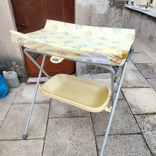 Baby changing table used, length 78cm, width 46cm, height 120cm