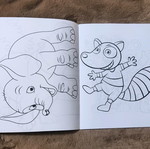 Coloring Book καινούργιο με ζωάκια, 32 σελίδες