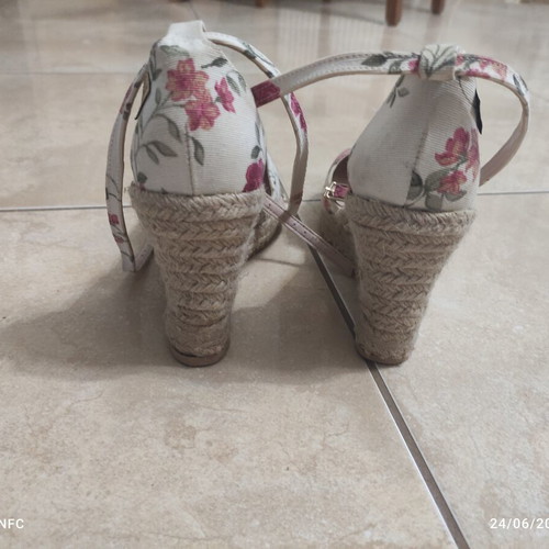 The Workshop women's summer platform espadrilles used, size 39