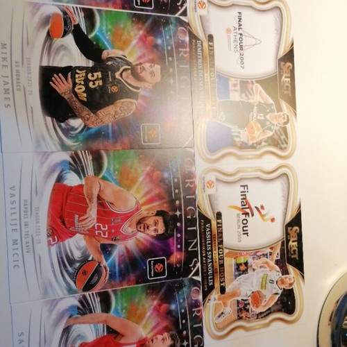 Jumbo Panini Euroleague Cards like new, Origins 2025-26 and Select 25-26