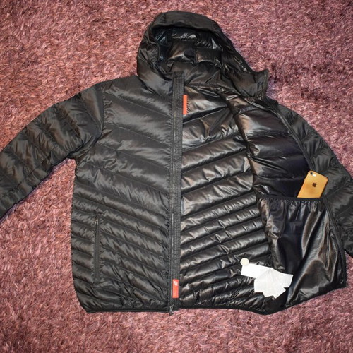 Nike Cascade men's hooded jacket size XL used, black