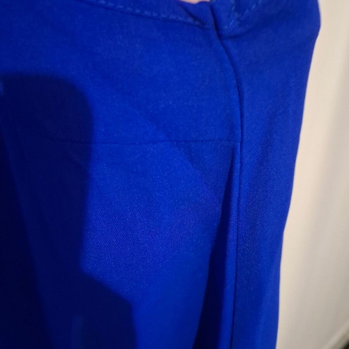 Shein Curve 4XL royal blue dress with ruffles new with tag