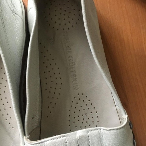 Abeba women's shoes new, natural leather, gray, size 38