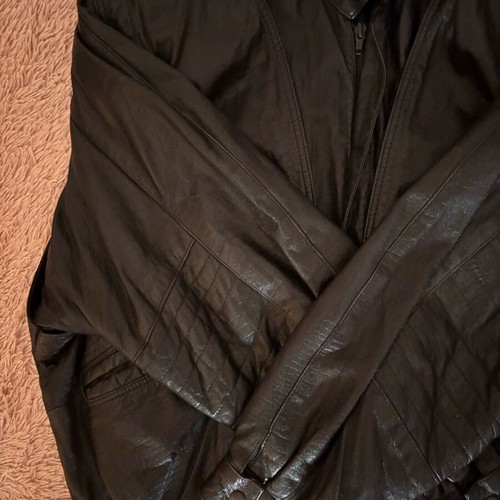 Pelle moda leather jacket like new, black, size L