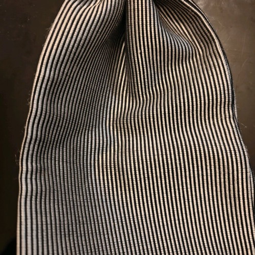 Pre-tied tie like new, black and gray