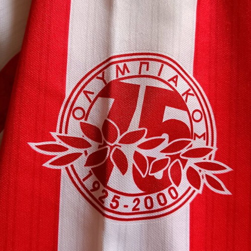 Olympiacos Anniversary Jersey 75 Years 2000 Like New, Authentic