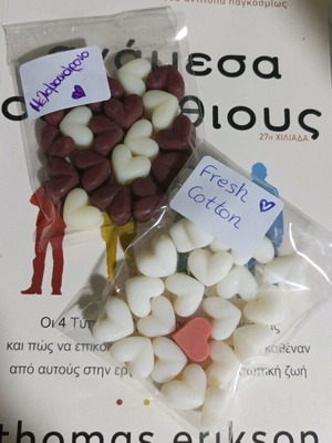 Wax melts plant-based new, 2 bags of 20g each