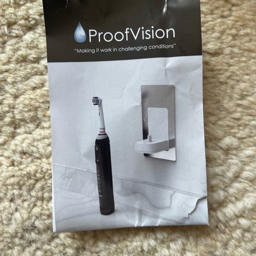 ProofVision wall charger for electric toothbrush new, white