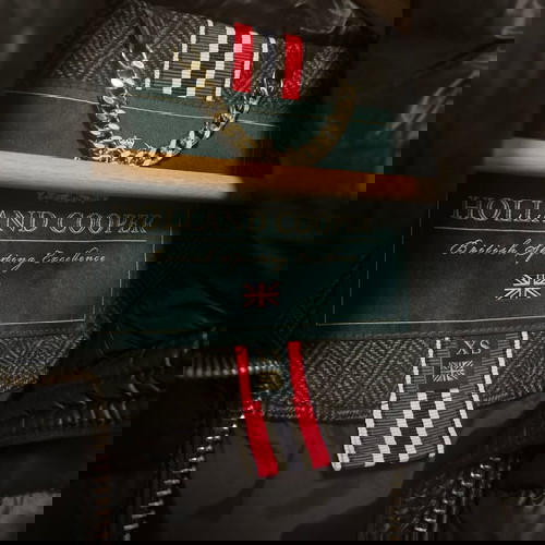 Μπουφάν Holland Cooper μεταχειρισμένο, μέγεθος XS, μαύρο με αποσπώμενη κουκούλα