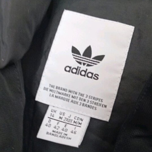 Adidas women's jacket like new, black and white