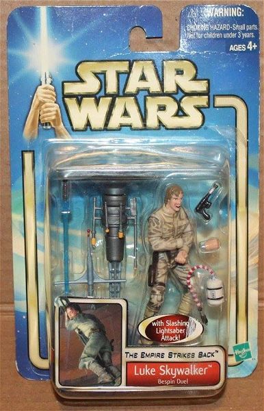  Hasbro (2002) Star Wars The Empire Strikes Back Luke Skywalker (Bespin Duel) kenourgio timi 17 evro
