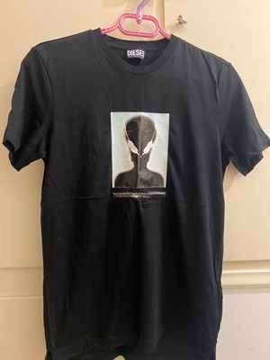 Diesel short-sleeve shirt like new, slim fit, black