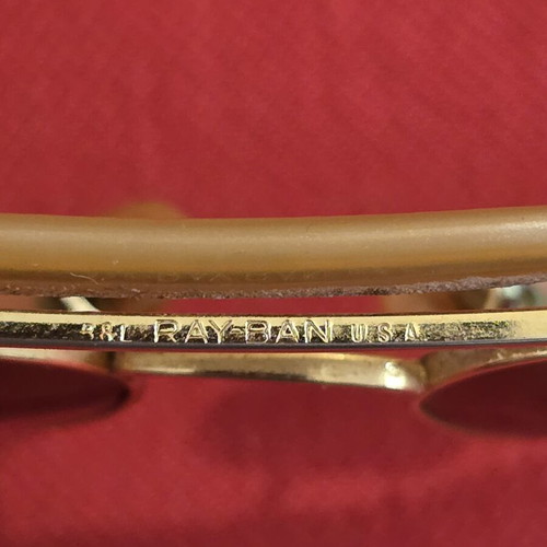 Ray-Ban USA Vintage 1980s B&L Aviator sunglasses, gold