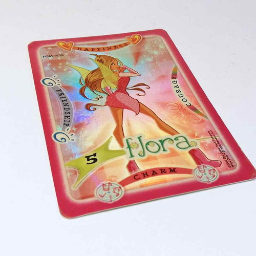 Flora Winx Club card used from 2005 Magical Fairy Game