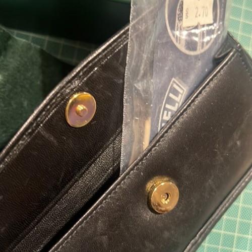 Davidoff pipe case for 2 pipes used, black leather