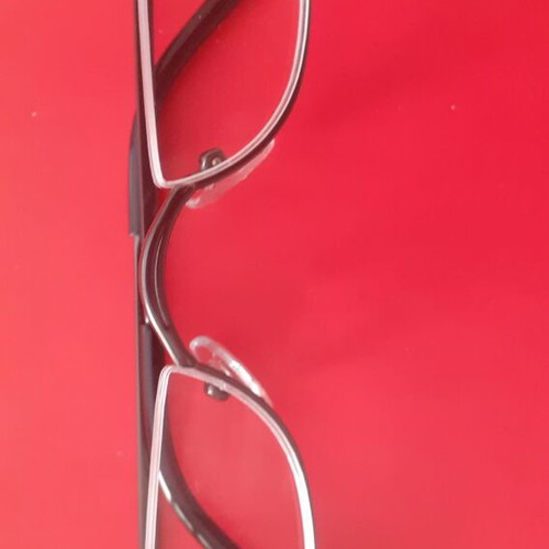 Presbyopia Glasses +1.00 with Metal Half-Moon Frame New, Black