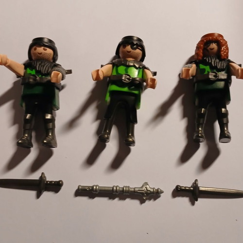 Φιγούρες Playmobil μεταχειρισμένες, σετ 3, σε πολύ καλή κατάσταση