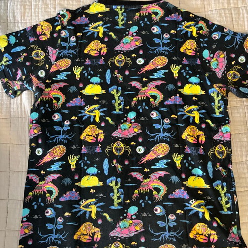 Rick and Morty shirt Bershka medium black multicolor like new