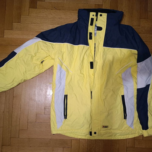 Active ski jacket XL used, yellow