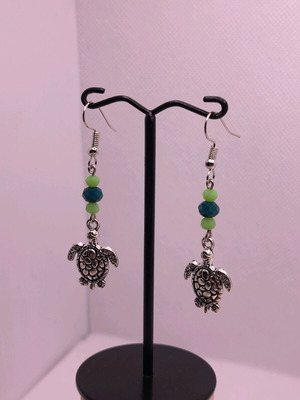 Handmade turtle earrings new