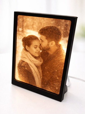 Illuminated 3D Photo Frame new personalized gift for couples