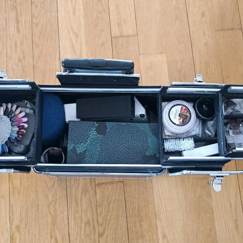 Professional nail equipment used for manicure and pedicure
