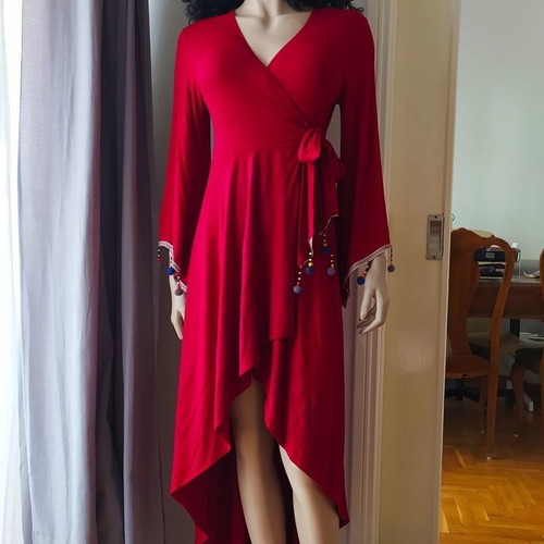 asymmetrical boho dress Boho Asymmetrical Hem Dress – POSH STYLE main image 0