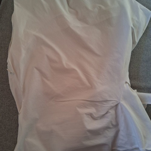 Zara sleeveless shirt, white, size M / 38 / 10
