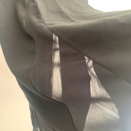 Lydia M skirt with transparent mermaid style, like new, black