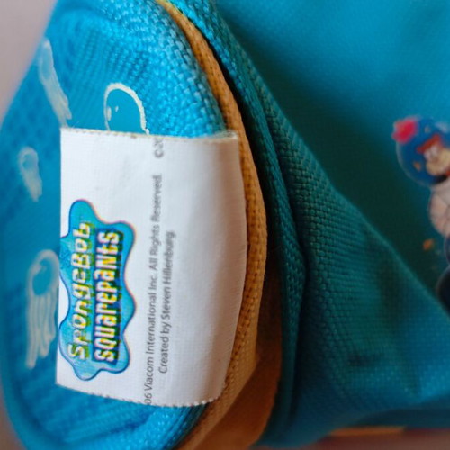 SpongeBob SquarePants Collectible Pencil Case like new, Nickelodeon 2006