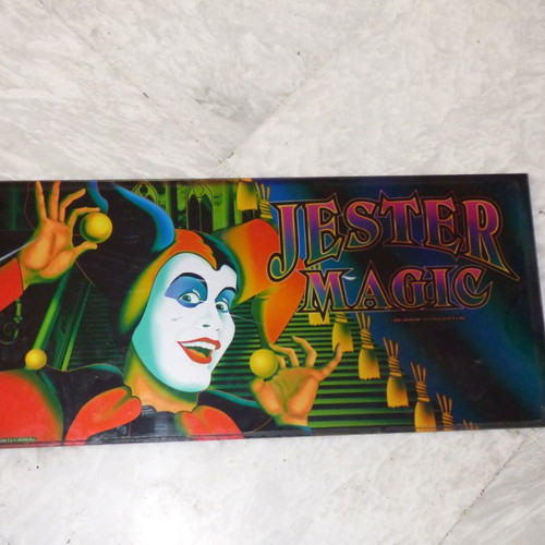 Konami Jester Magic sign used 23x50 cm