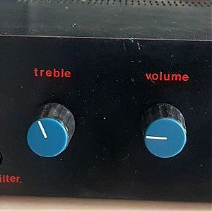 Stereo bass volume amp