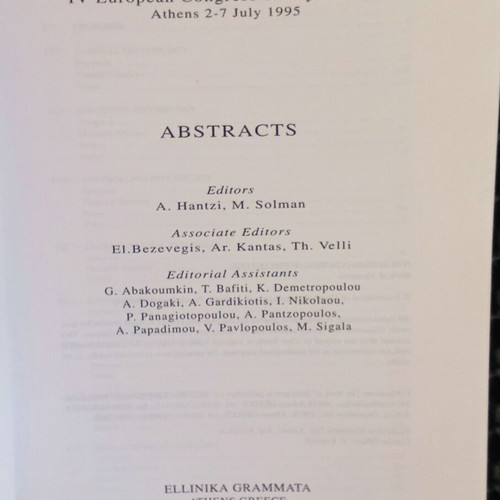 IV European Congress of Psychology βιβλίο μεταχειρισμένο, αγγλικά, 1995