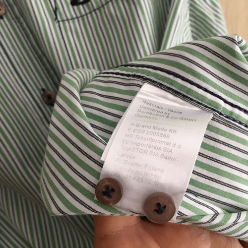 Camel Active striped shirt size L like new, 100% cotton
