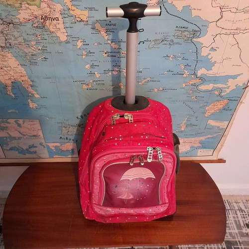 Polo school bag used for girls with wheels