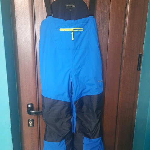 Children's snow overalls like new, size 116, with warm polar lining