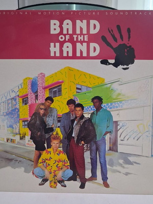Band Of The Hand Original Motion Picture Soundtrack vinyl test press