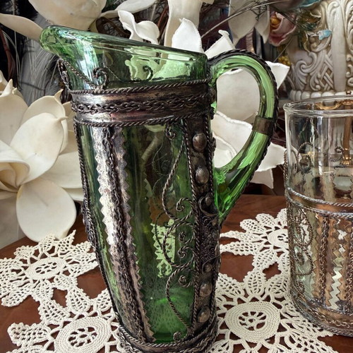 Handmade Gianniotiko wine set like new