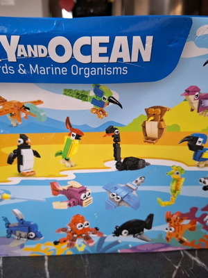 Ocean animal building blocks 24 pieces new